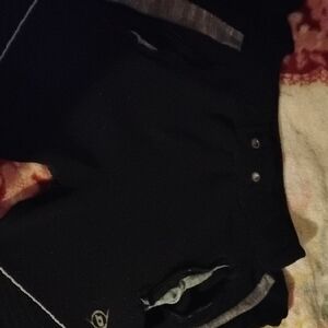 Black Athletic Shorts with Logo